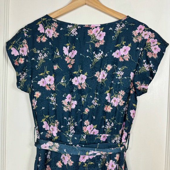 Rebecca Taylor Emilie Ruffled Silk Floral Dress - Picture 10 of 10